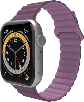 Produktbild von Celly WBANDMAGVLLV, Uhrenarmband, Apple, Watch 42, Watch 44, Watch 45 mm, Silikon, 1 Stück(e)