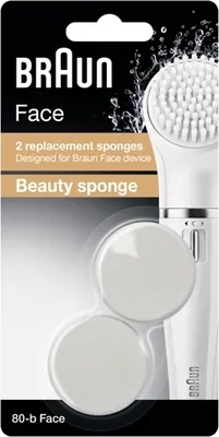 Produktbild von Braun 81497538, Gesichtsbürstenkopf, Braun, Braun face borstel, Frauen, Empflindliche Haut, 8 g