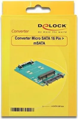 Produktbild von DeLOCK 62520, mSATA, 76 mm, 50 mm, 7 mm