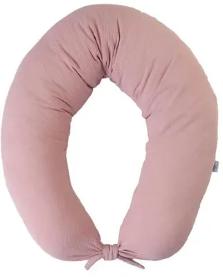 Obrázok produktu pre Tehotenský mušelínový vankúš na dojčenie 260 cm ružový Babymatex