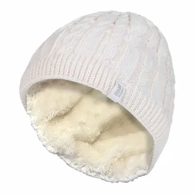 Produktbild von Heat Holders - Beanie Strickmütze Damen | Outdoor Winter Mütze mit Fleece Innen