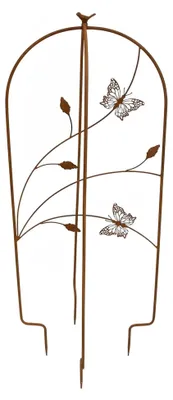 Produktbild von Rankhilfe Schmetterling aus Metall, faltbar, Maße: 42 x 43 x 104 cm