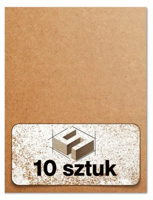 Zdjęcie produktu dla 10x Płyta HDF naturalna 300 x 430 x 3 mm - laser, CNC, grawerowanie, modelarstwo i DIY
