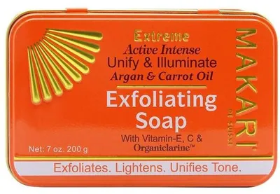 Obrázok produktu pre MAKARI Exterme Argan & Mrkvový olejový exfoliačný mydlo 200 g