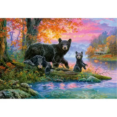 Image de Puzzle 1000 pièces Ours Castorland 104727