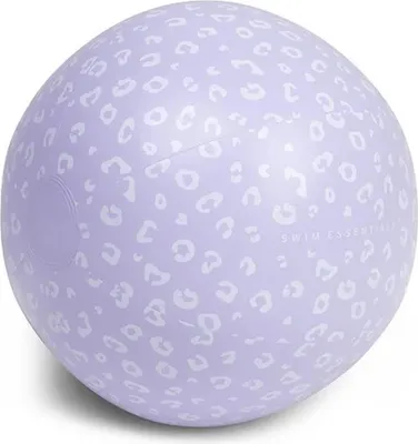 Produktbild von Swim Essentials Beachball – Lila – Leopard