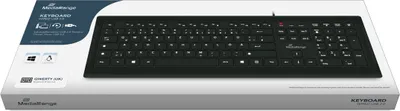 Produktbild von MediaRange Tastatur kabelgebunden QWERTY (UK) schwarz