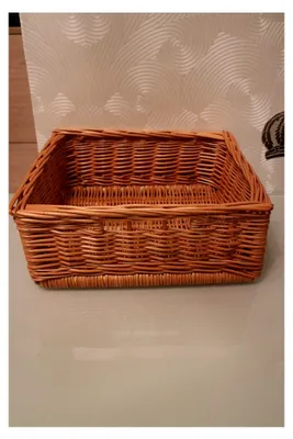 Produktbild von Weidenkörbe zur Aufbewahrung Schrankkörbe Regalkörbe (37x31cm)