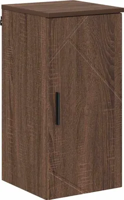 Obrázek produktu pro vidaXL Koupelnová skříňka s dvířky Hnědý dubový vzhled 30 x 31,5 x 61 cm