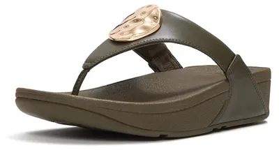 Produktbild von FITFLOP Lulu Zehenstegsandalen GRUN 37