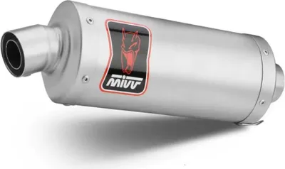 Image de MIVV Dakar gris foncé Slip-on d'échappement approuvé en acier inoxydable pour YAMAHA Tenere 700