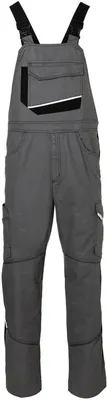 Produktbild von Kübler Iconiq Baumwolle Latzhose anthrazit/schwarz Gr. 48