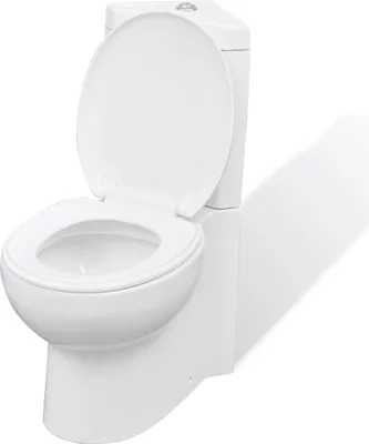 Zdjęcie produktu dla Toaleta narożna ceramiczna biała