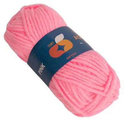 Produktbild von Colorations – Acrylgarn 4 mm – 50 g – Rosa
