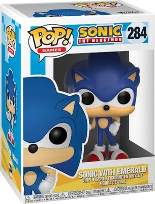 Produktbild von Sonic The Hedgehog - Sonic With Emerald 284 - Funko Pop! Vinyl Figur