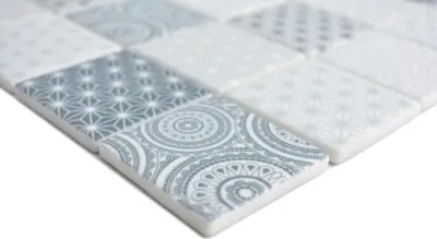 Produktbild von Handmuster GLAS Mosaik ECO blau Wand Fliesenspiegel Küche Bad Mosaikfliese Wand Fliesenspiegel Küche Bad MOS16-0104_m