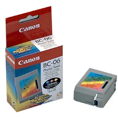 Produktbild von Canon BC-06 Photo Color BubbleJet Printhead InkJet Cartridge, Original, 45 @ 7.5%, 360dpi