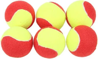 Productafbeelding van Famanu Tennisballen, 6 stuks - Lichtgewicht, zonder druk, ideaal voor kinderen