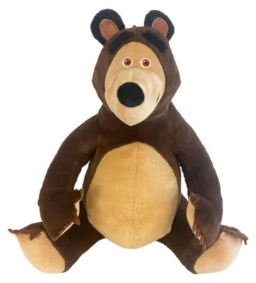 Plüschtier Bär XXL, 60 cm, sitzend, weich, Mascha und der Bär