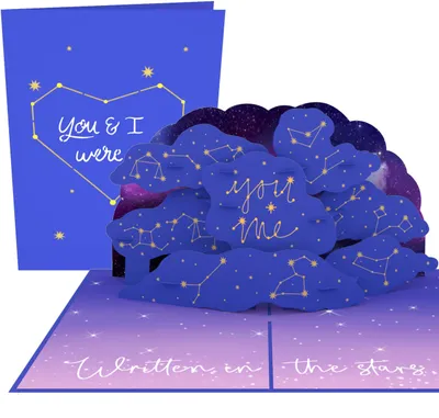 3D-Pop-up-Karte Unendlichkeit, 6x7,5 Zoll, für viele Anlässe
