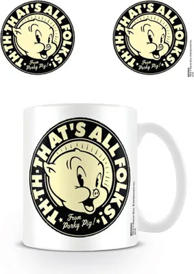 Produktbild von Looney Tunes  - Lizenz Tassen - That's all Folks!