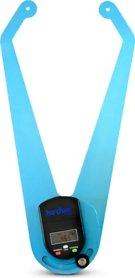 A digital caliper tool on a white background.