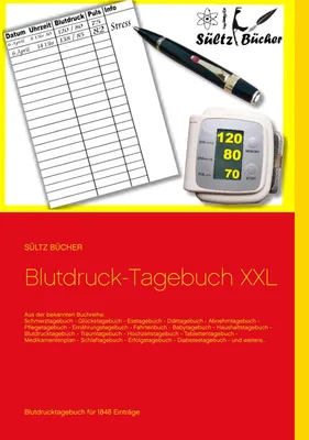 Produktbild von Blutdruck-Tagebuch XXL
