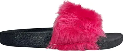Produktbild von Damen Pelz Pantoffel Hausschuhe Slippers Slip On Badeschuhe Elina Rosa Gr.39