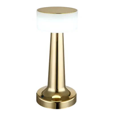 Produktbild von LED Tischleuchte, dimmbar, USB, messingfarben, H 21,5 cm