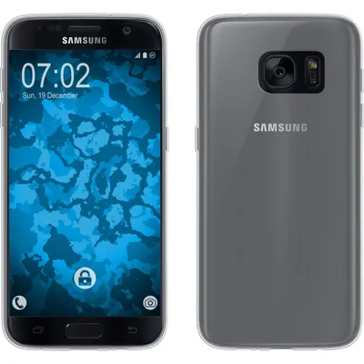 Produktbild von PhoneNatic Case kompatibel mit Samsung Galaxy S7 - clear Silikon Hülle Slimcase + 2 Schutzfolien