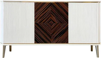 Obrázek produktu pro TV lowboard bílý rtv stojan obývací pokoj moderní design dřevěný nábytek