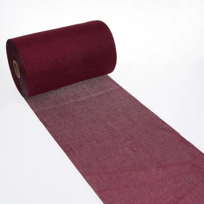 Produktbild von DEKO AS Shabby Chic Tischläufer - bordeaux - 300mm - 5m - 69-300-5-33