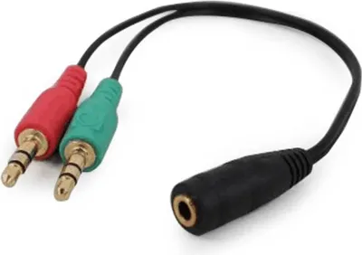 Produktbild von Audioadapter Jack GEMBIRD CCA-418