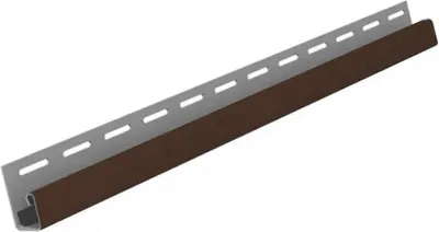 Zdjęcie produktu dla Listwa VILO J-TRIM SV-15 – listwa wykończeniowa do paneli z tworzywa sztucznego – PVC – 3,05 m – brązowa – 1 sztuka