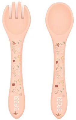 Obrázok produktu pre Silikónový príbor Lyžica + vidlička Octopus / Sassi