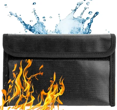 Produktbild von Feuerfeste Dokumententasche, wasserabweisend, banknotensicher