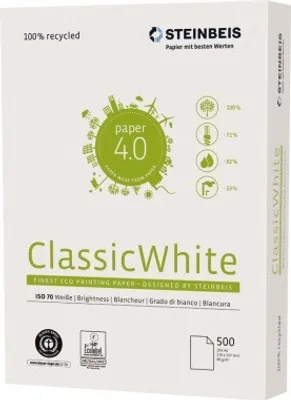 Produktbild von Steinbeis No. 1 Kopierpapier - DIN A4 - 80 g/m² - 500 Blatt
