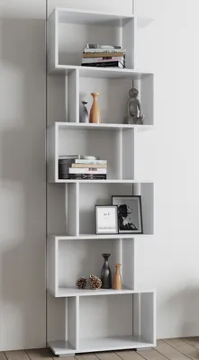 Produktbild von VCM Holz Raumteiler Stand Regal Bücherregal Deko Bücher 6 Fächer Standregal Palusa L