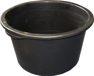 Produktbild von Bau-Kübel 40,0 l, Ø 50,5 cm, 'Profi', schwarz, Skalierung
