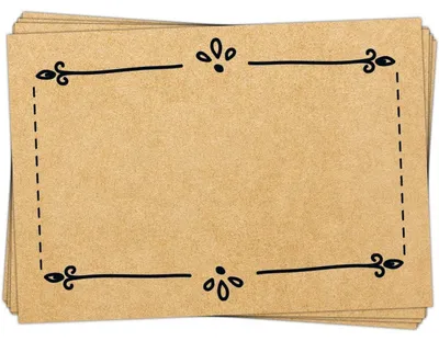 Produktbild von 25 neutrale Aufkleber zum Beschriften in Kraftpapier-Optik