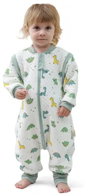 Imagen del producto de Saco de dormir para bebé con mangas, 2.0 Tog, para edades de 18 a 36 meses, para un sueño seguro