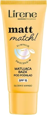 Produktbild von Lirene Matt Match! Mattierende Grundierung mit SPF 15, 30 ml