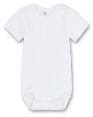 Produktbild von Sanetta Baby-Body Kurzarm weiß | Weich, hautfreundlich, anschmiegsam
