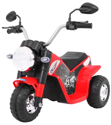 Image de Minibike Moto à piles Pour Enfants, Rouge + Sons + Lumières Led +