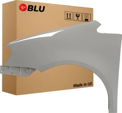 Produktbild von BLU Kotflügel Passend für VW Volkswagen Touran 1T1 LD7S Links Grau SlateGrau | 2003-2006 | Vorderseite Vorne | Lackiert | Einbaufertig