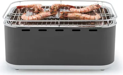 Produktbild von Barbecook Tischgrill Carlo Holzkohle Urban Grey