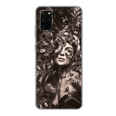 Produktbild von MuchoWow® Handyhülle Schutzhülle Hülle für Samsung Galaxy S20 Plus Frau - Tiere - Pflanzen Silikon Softcase Handy Hülle - Hartschale