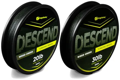 Produktbild von RidgeMonkey Descend Sinking Braid - 300m Karpfenschnur, Durchmesser/Tragkraft:0.35mm / 30lb / 13.6kg