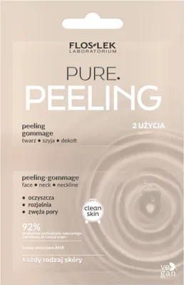 Produktbild von Flos-Lek Purifying Face Neck Decolletage Peeling Set - Duo Pack