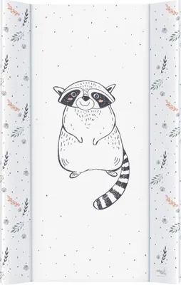 Obrázek produktu pro Ceba přebalovací podložka 80 x 50 cm přebalovací podložka přebalovací stůl podložka 2 klíny přebalovací podložka - omyvatelná pro dívky a chlapce - mýval